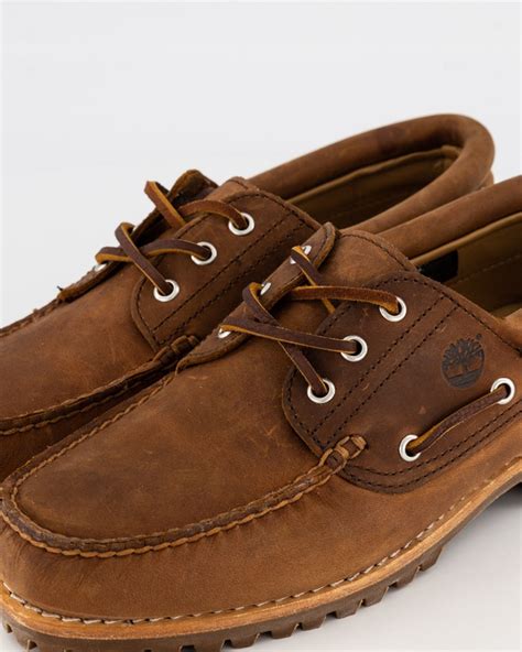 Mens 3 Eye Lug Handsewn Boat Shoe Platypus