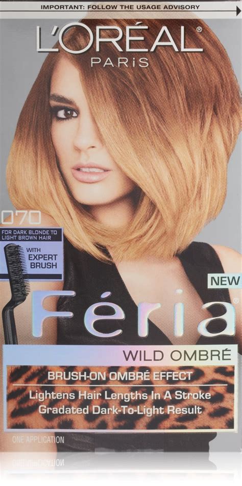 Loreal Feria Permanent Hair Color Ombre 070 Dark Blonde To Light Brown