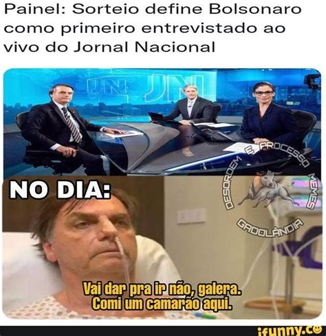 Painel Sorteio Define Bolsonaro Como Primeiro Entrevistado Ao Vivo Do