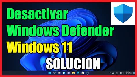 Como Desactivar Windows Defender En Windows I Soluci N Youtube