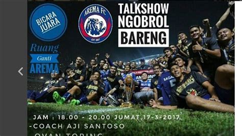 Di Balik Ngobrol Bareng Bersama Pelatih Arema FC Aji Santoso Foto Ini