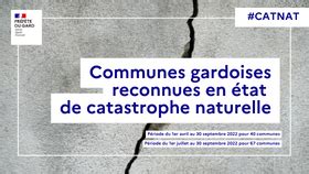 107 communes reconnues en état de catastrophe naturelle Actualités