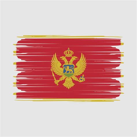 Montenegro Flag Vector 20446331 Vector Art at Vecteezy