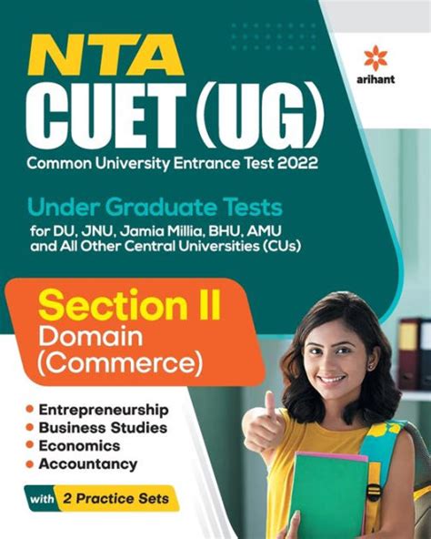 Nta Cuet Ug Section Domain Commerce By Arihant Experts