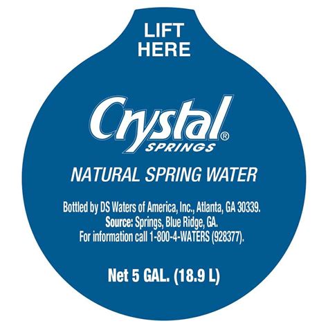 Crystal Springs Natural Spring Water 5 Gallon | Water.com