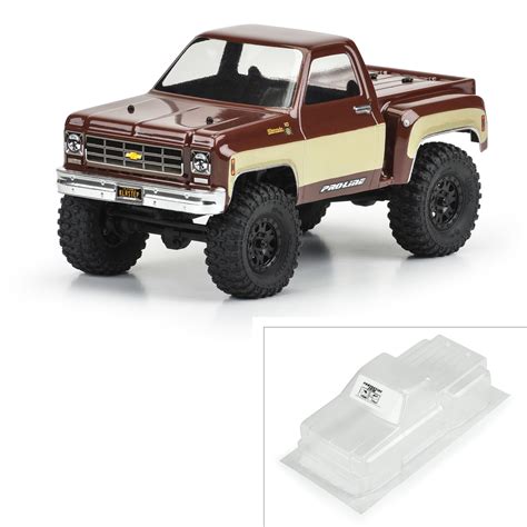 Proline 1 24 1978 Chevy K 10 Clear Body SCX24 G PRO3583 00 SC Models