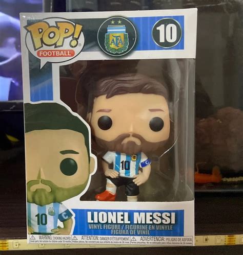 Football Messi Funko Pop Figure With Box - Etsy