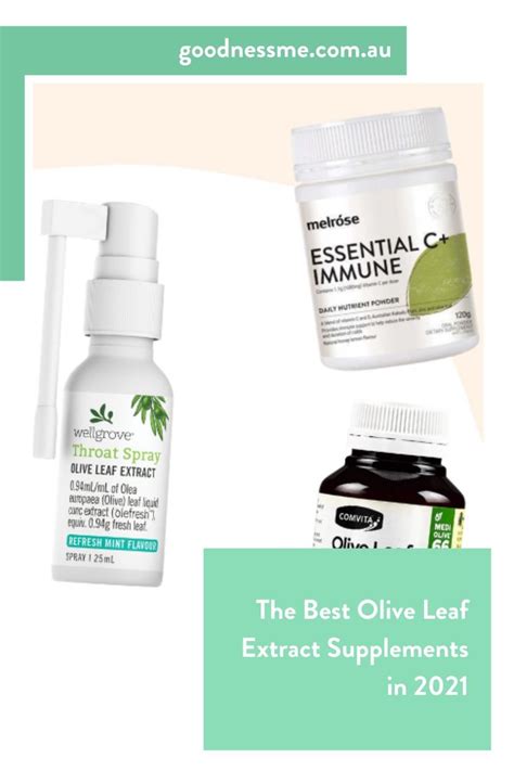 The Best Olive Leaf Extract Supplements In Olive Leaf Food