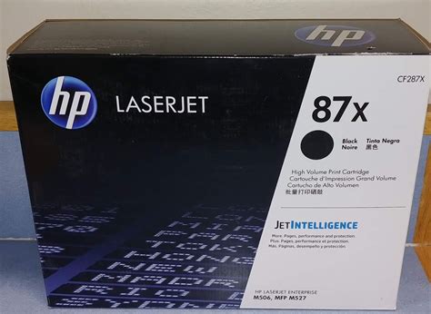 NEW HP CF287X (87X) High Yield Black Toner Cartridge Genuine OEM ...