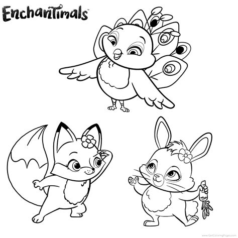 Coloriage Enchantimals Dessin Gratuit Imprimer