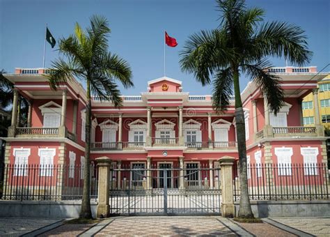 Chinese Government Headquarters Colonial Building Landmark in Macau ...