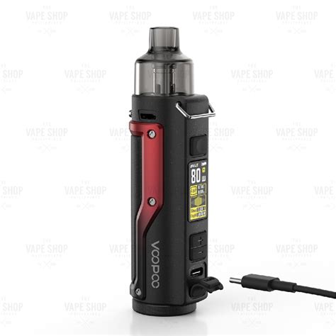 Voopoo Argus Pro W Pod Kit Mah With Pnp Tank Litchi Leather And