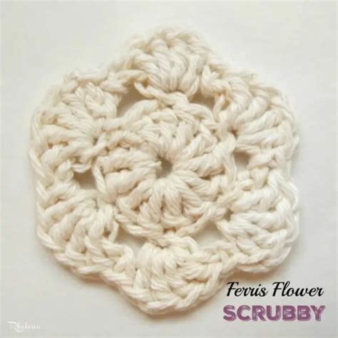 Simple Flower Scrubby Pattern - CrochetNCrafts