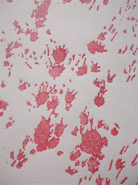 lacrime  rospo printing spatter