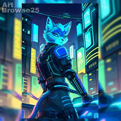 Cyberpunk 2077 cat by ArtBrowse25 on DeviantArt