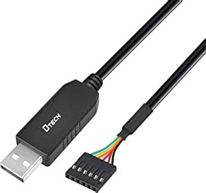 Dtech Ft V Ftdi Usb To Ttl Serial Adapter Debug Cable Pin Female