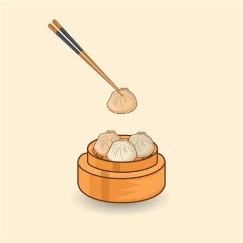 Premium Vector Dim Sum Illustrations Dumpling Best Modern Asian Food