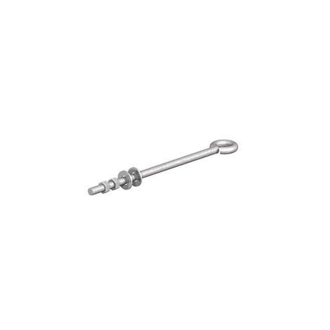 Bzp Steel Folded Eye Bolts For Wire Fencing X Mm Pack