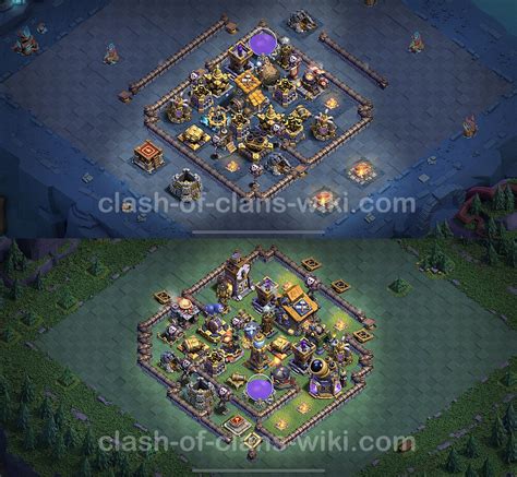 Top Builder Hall Level 10 Anti 3 Stars Base With Link Clash Of Clans