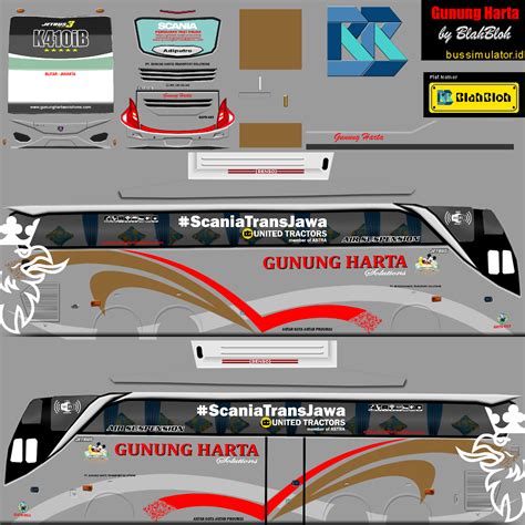 Gunung Harta Solutions Livery Shd Tronton Ori Mod Jb Scania K Ib