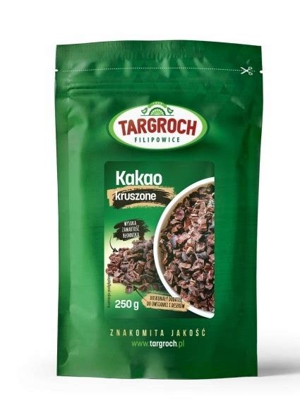 Targroch KAKAO KRUSZONE 250g ZIARNA KAKAOWCA KRUSZONE 14488945739