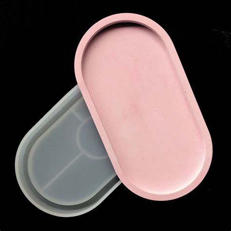 Oval Jewellery Tray Mould Plate Mould Resin And More