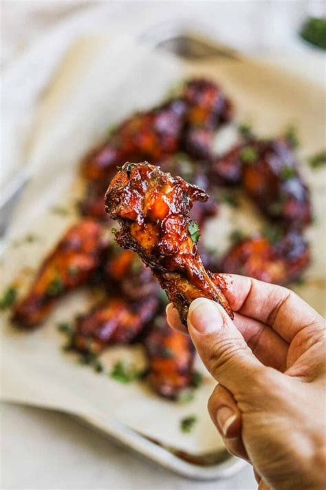 Honey BBQ Chicken Wings The Heirloom Pantry