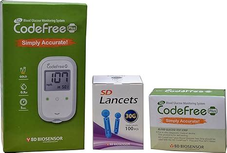 Amazon Sd Code Free Plus Glucometer Health Personal Care