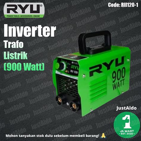 Jual Mesin Las Trafo Listrik Inverter Rii Watt Ryu Shopee