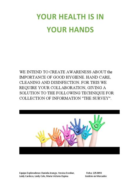 The Importance Of Hand Hygiene Introducing A Survey To Assess Hand