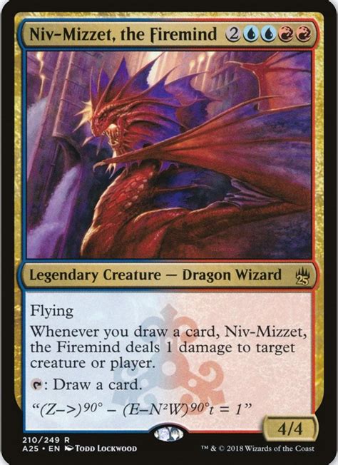 What Does The Equation On Niv Mizzet Firemind Mean Rmtg