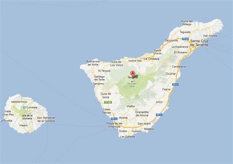 Tenerife Map - Spain