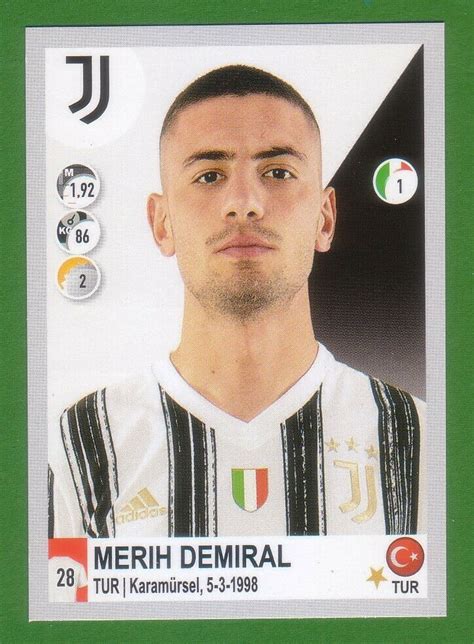 N Merih Demiral Juventus Calciatori Panini Eur