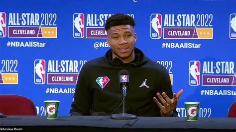 Giannis Antetokounmpo Nba All Star Game 2022 Press Conference 2 20 22