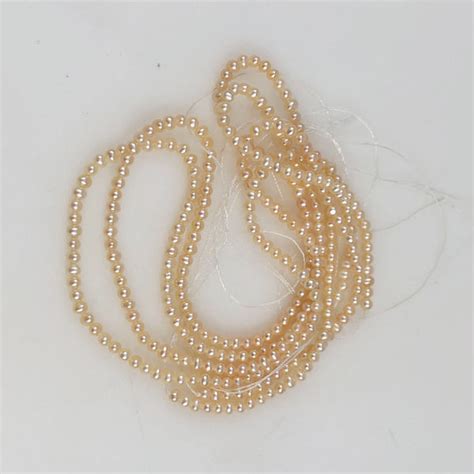 Freshwater Pearl 2mm Round Beads Strand Estatebeads