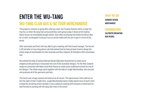 Wu Tang Clan | Merch Design on Behance