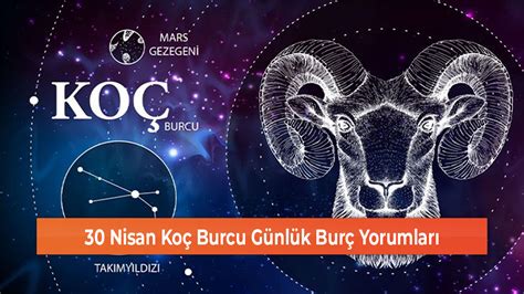 30 Nisan Koç Burcu Günlük Burç Yorumları GEREDE MEDYA TAKİP Yerel