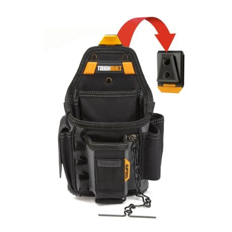 Bolsa porta herramientas toughbuilt pequeño electricista con clip