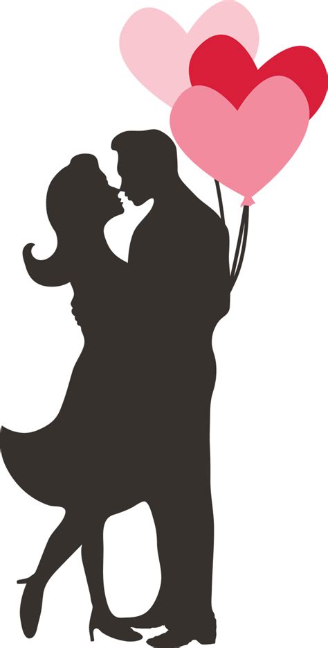 Printable Silhouette Couple