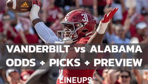 Vanderbilt vs. Alabama Odds, Picks, Predictions (9/24/22)