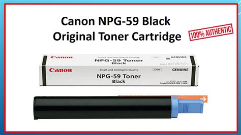 Canon NPG 59 Black Original Toner Cartridge Lazada PH