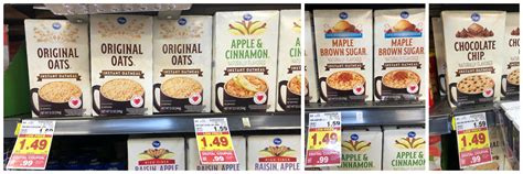 Kroger brand Instant Oatmeal JUST $0.99! (Reg Price $1.59) - Kroger Krazy