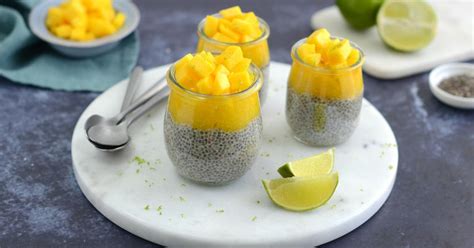 Recette Chia pudding à la mangue en vidéo 750g