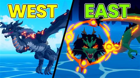 dragon west ve east showcase ozellikleri blox fruits turkce youtube