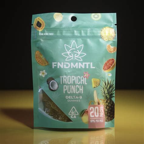 Delta 9 Thc Tropical Punch Gummies Fndmntl