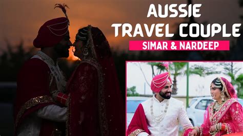 Aussie Travel Couple Wedding Highlights 2024 Best Punjabi Wedding