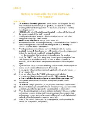 CNA Practice Pdf 525 Q A CNA PRACTICE TEST I Item 1 Of 150 A