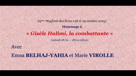 Hommage Gis Le Halimi La Combattante Youtube