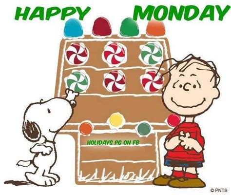 Happy Monday snoopy | Snoopy christmas, Snoopy, Charlie brown and snoopy