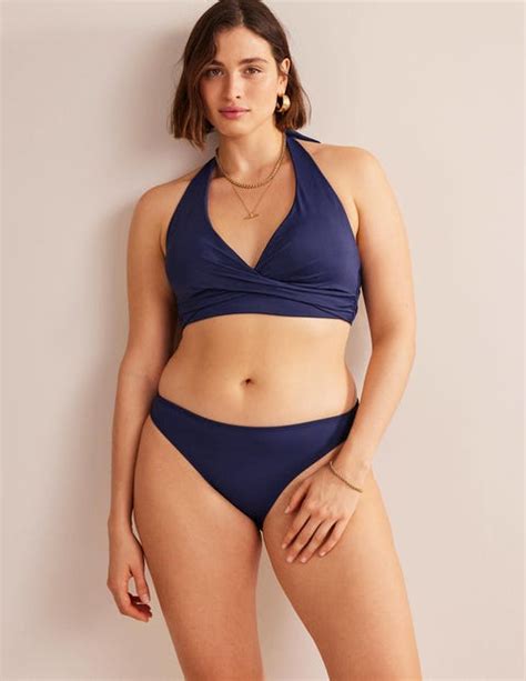 Classic Bikini Bottoms French Navy Boden UK